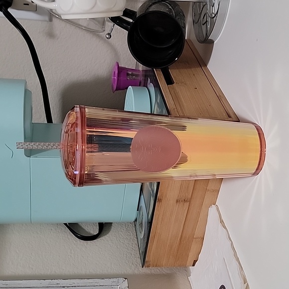 Starbucks Other - Peach kaleidoscope (dome cup)